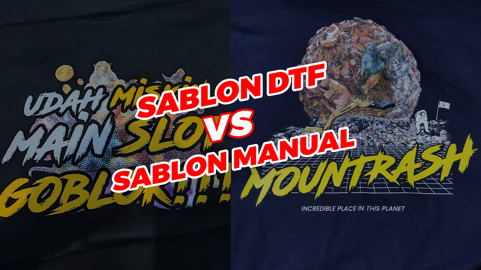 Sablon DTF dan Sablon Manual